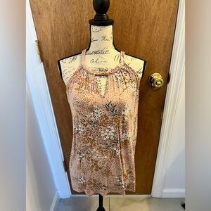 MARKET & SPRUCE
Kaya Keyhole Halter Knit Top Size Large